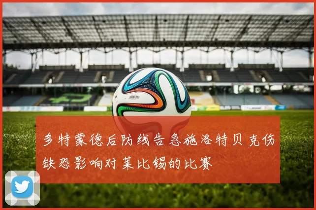 多特蒙德后防线告急施洛特贝克伤缺恐影响对莱比锡的比赛